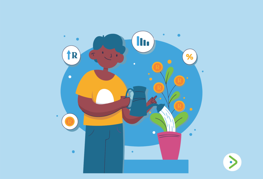 animated image of micro investing
